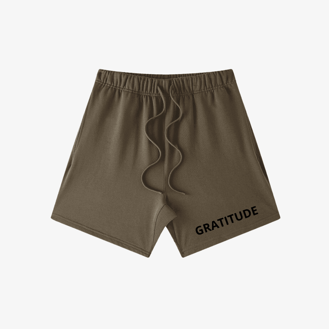 GRATITUDE Essential Sweatshorts Dusty Brown