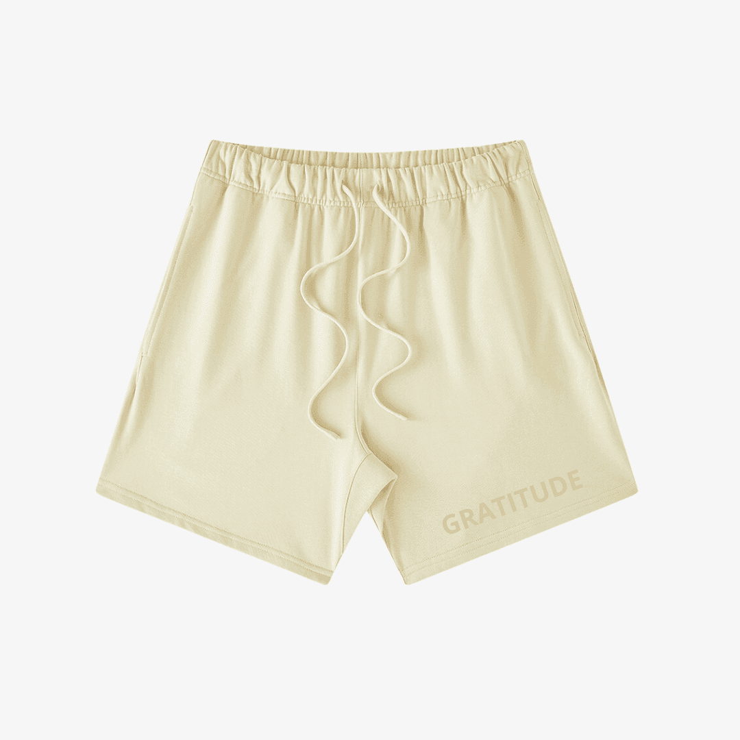 GRATITUDE Essential Sweatshorts Soft Sand