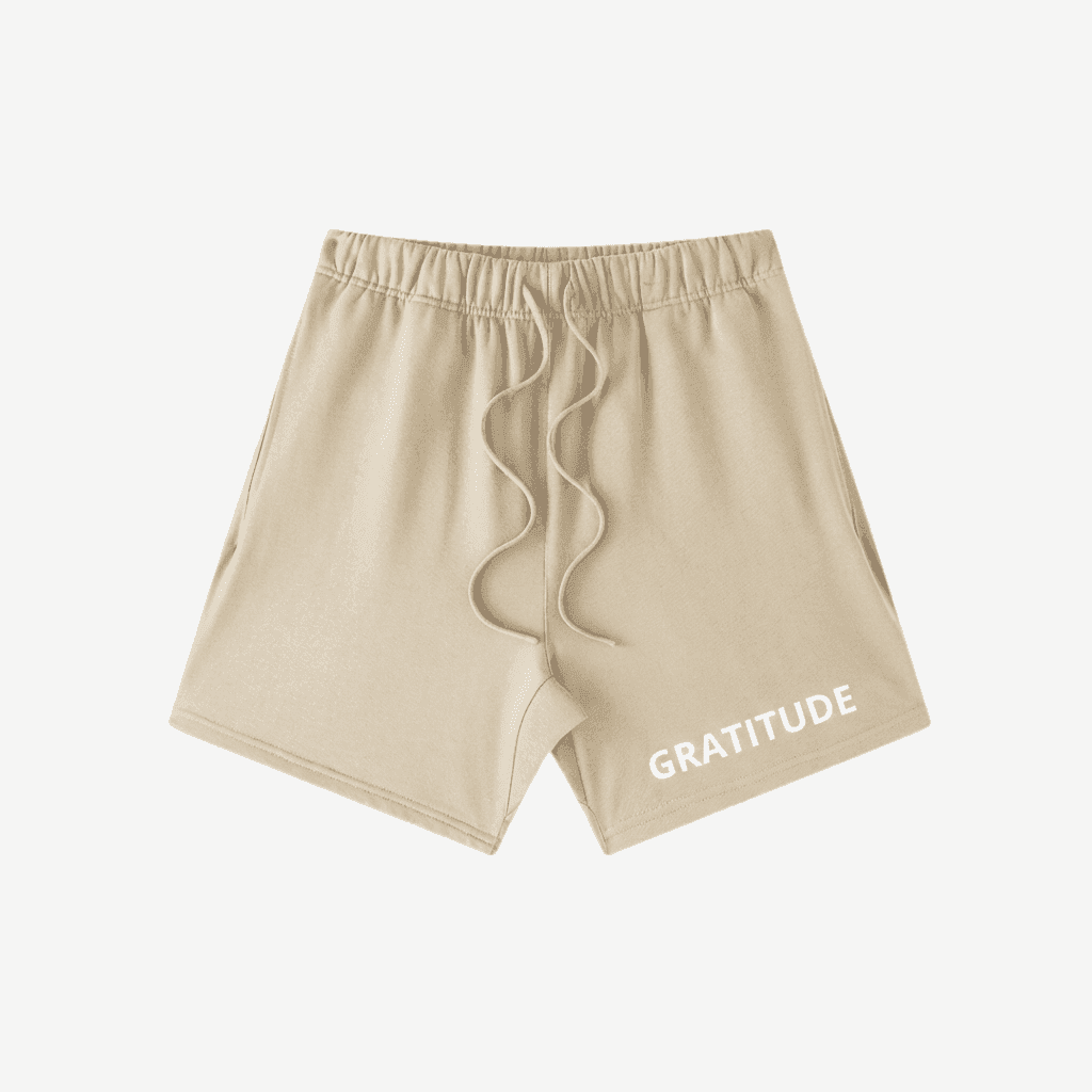 GRATITUDE Essential Sweatshorts - Cream