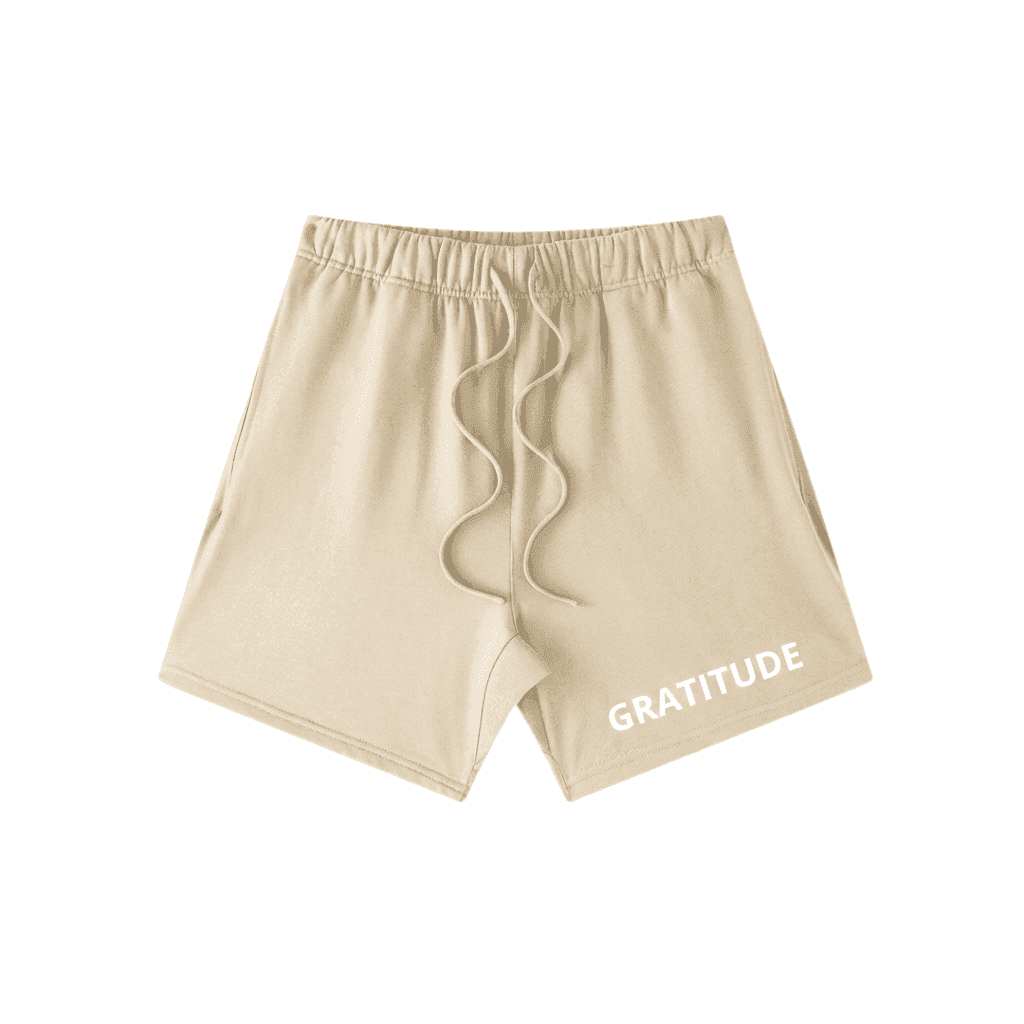 GRATITUDE Essential Sweatshorts – Cream
