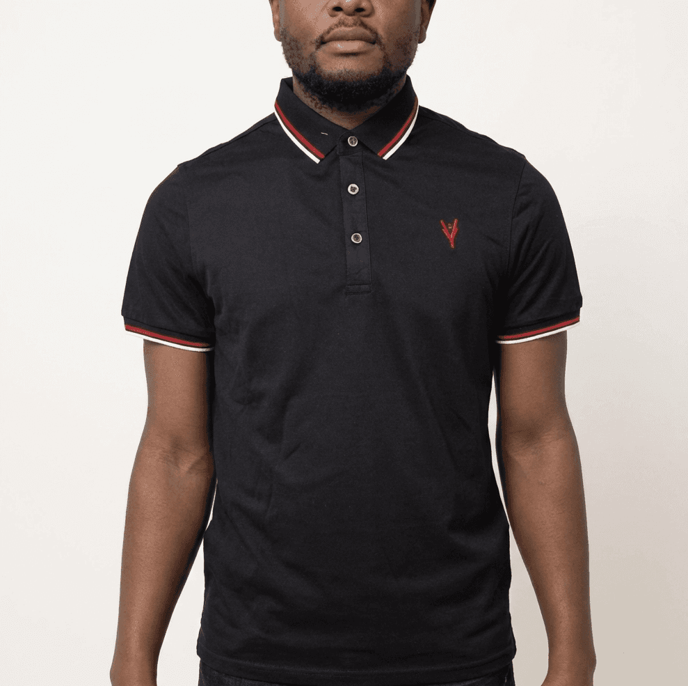 THE SIGNATURE POLO - Crimson Edition - black