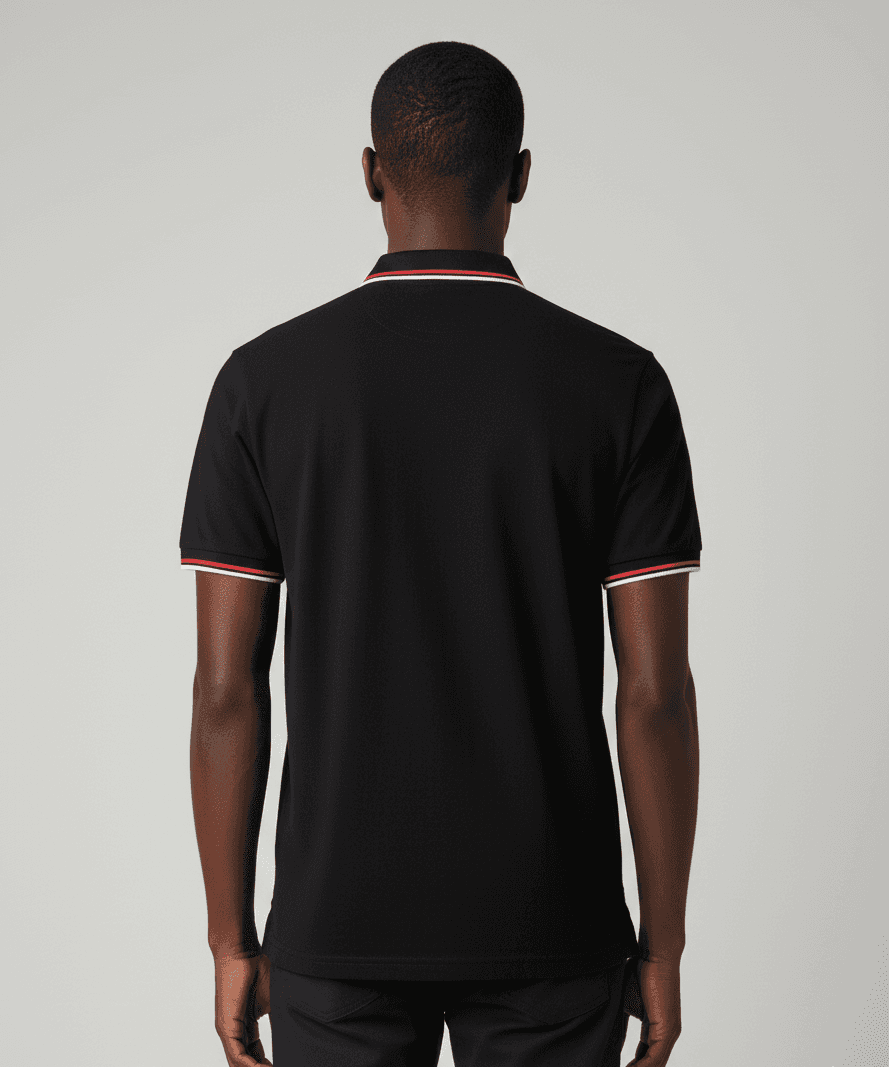 THE SIGNATURE POLO - Crimson Edition - black