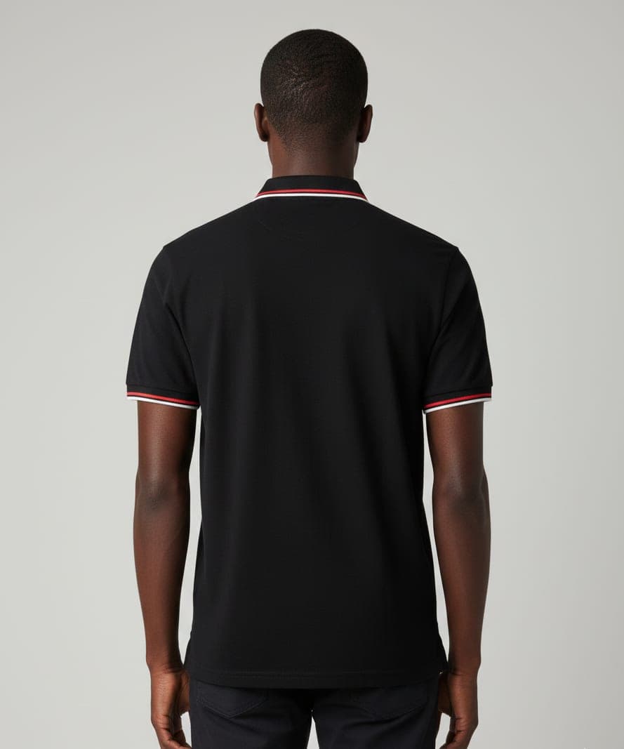 THE SIGNATURE POLO - Crimson Edition - black