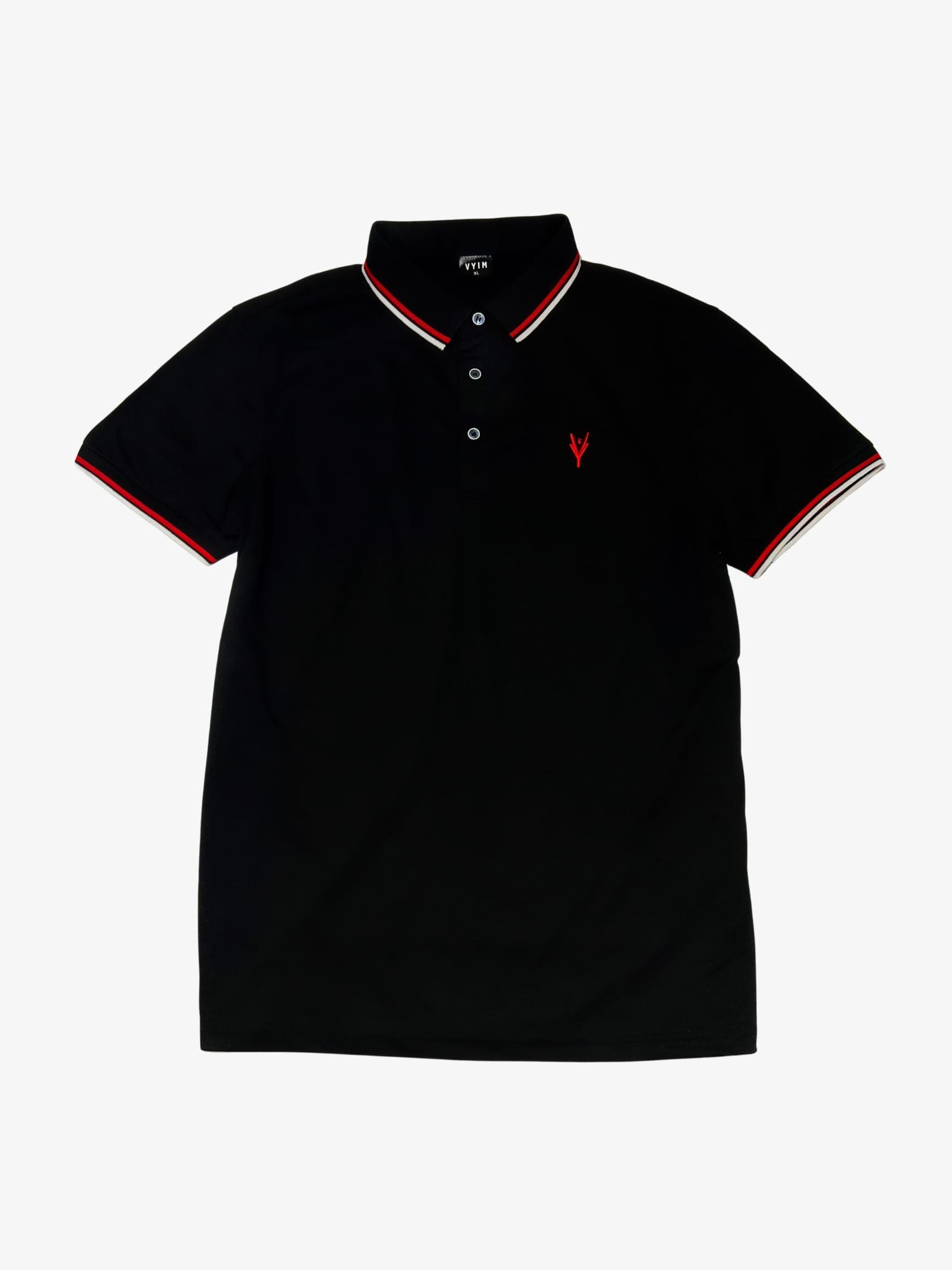 THE SIGNATURE POLO - Crimson Edition - black