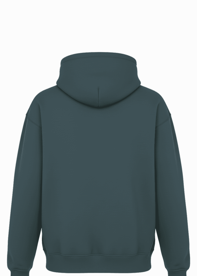 GRATITUDE OVERSIZED HOODIE - Slate Blue - Slate Blue - 2