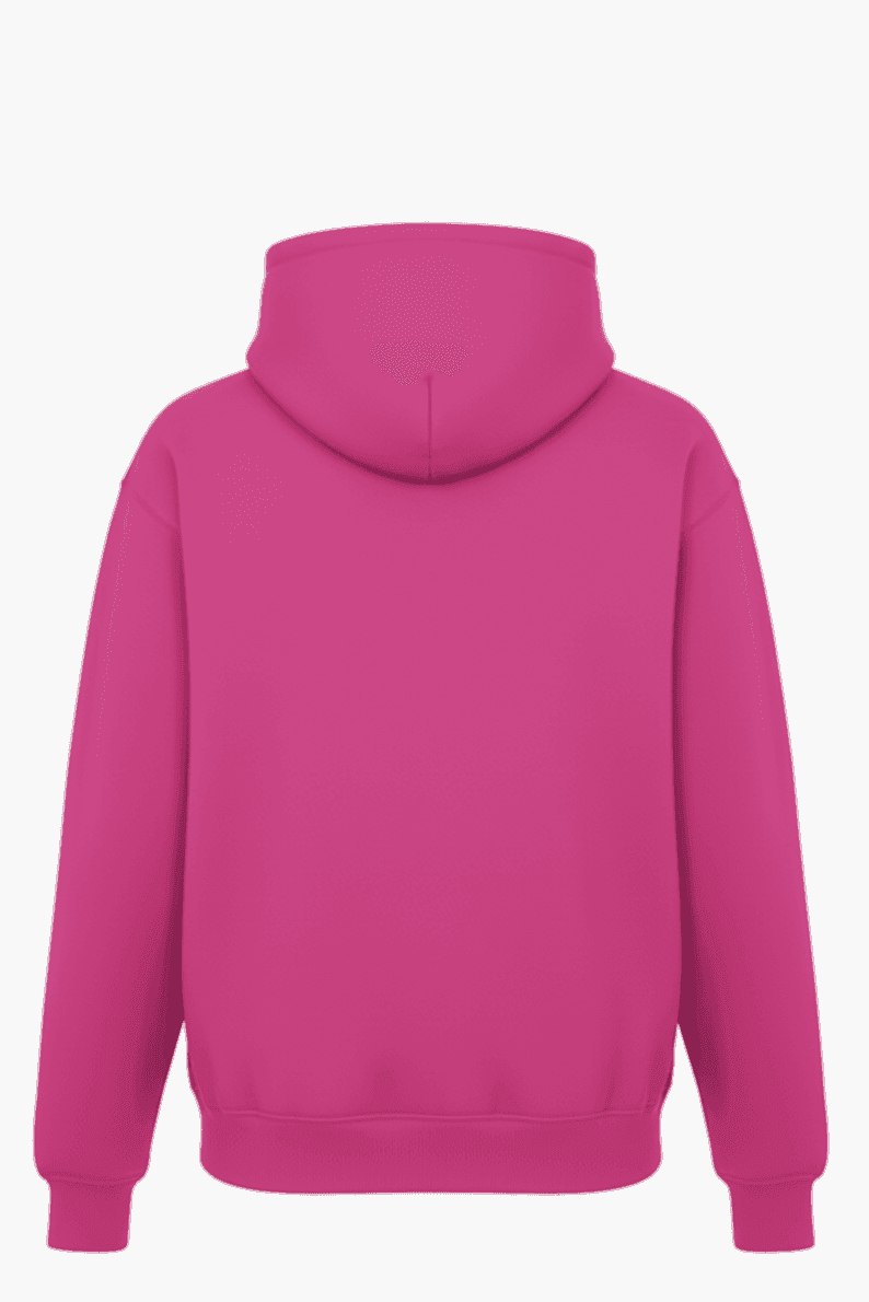 GRATITUDE OVERSIZED HOODIE - Pink