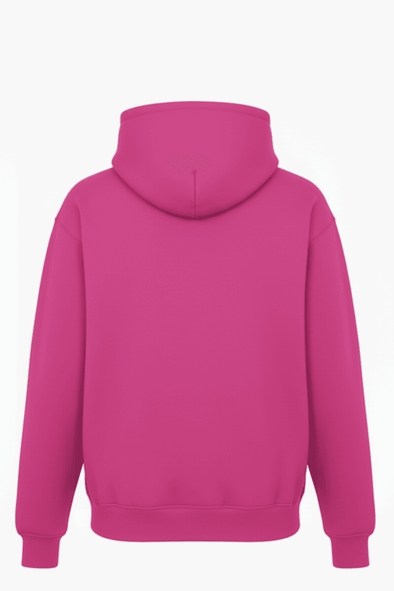 GRATITUDE OVERSIZED HOODIE - Pink - Pink - 2
