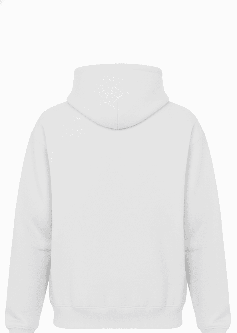 GRATITUDE OVERSIZED HOODIE - White - White - 2