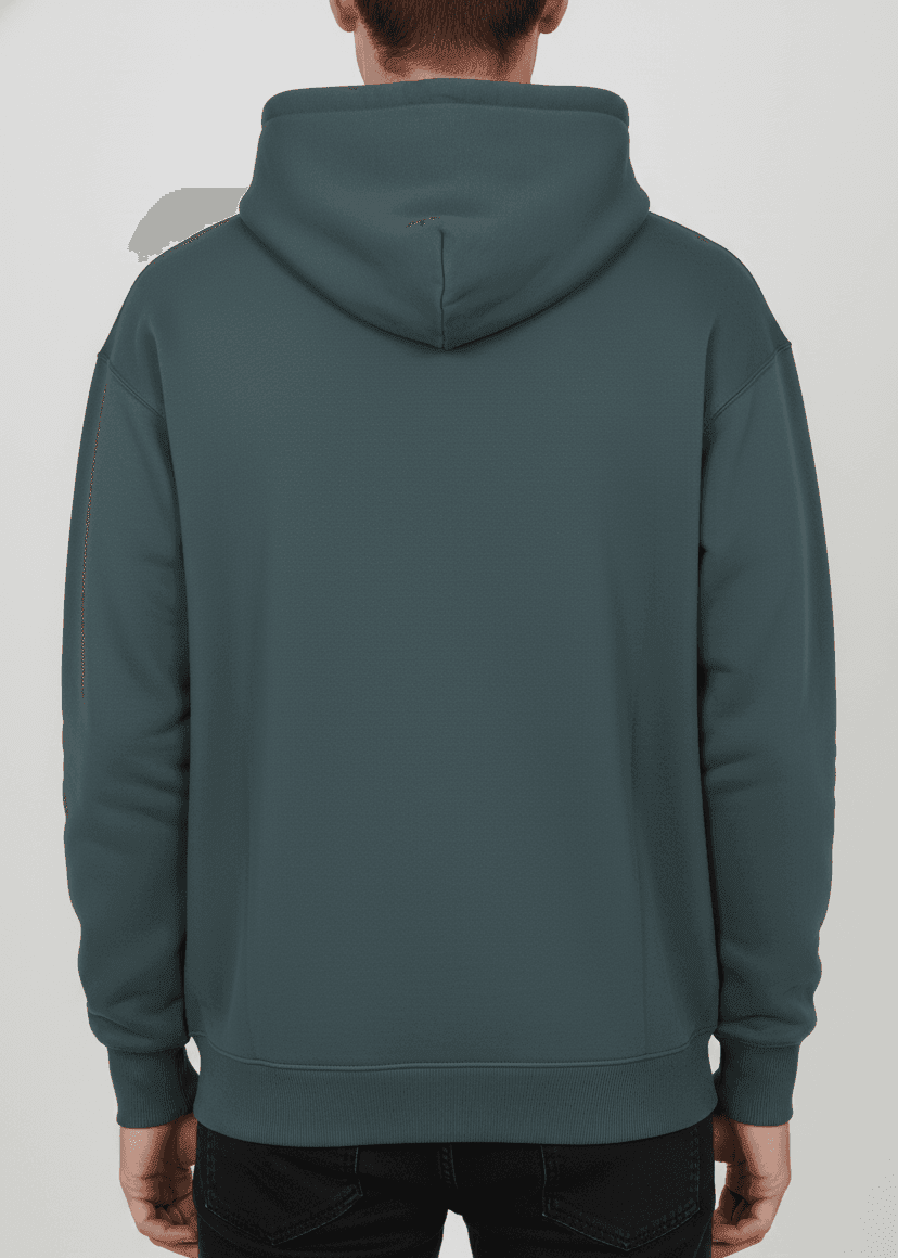 GRATITUDE OVERSIZED HOODIE - Slate Blue - Slate Blue - 4