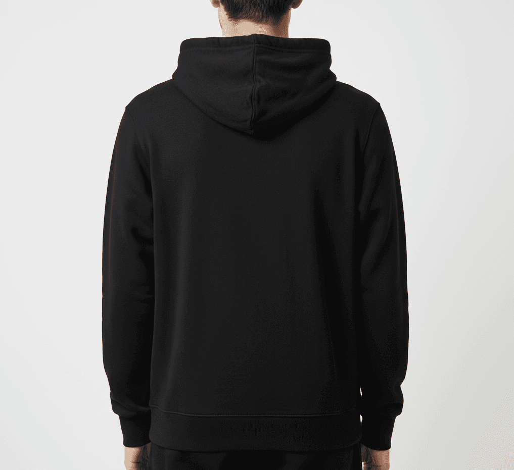 GRATITUDE OVERSIZED HOODIE - Black - Black - 4