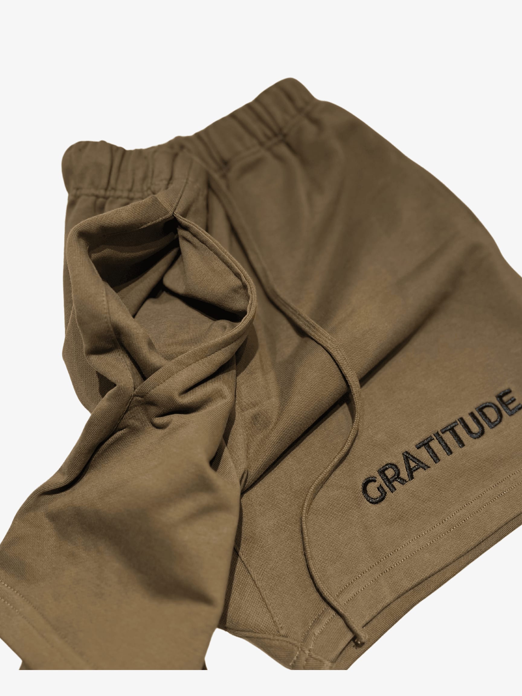 GRATITUDE Essential Sweatshorts Dusty Brown - 4