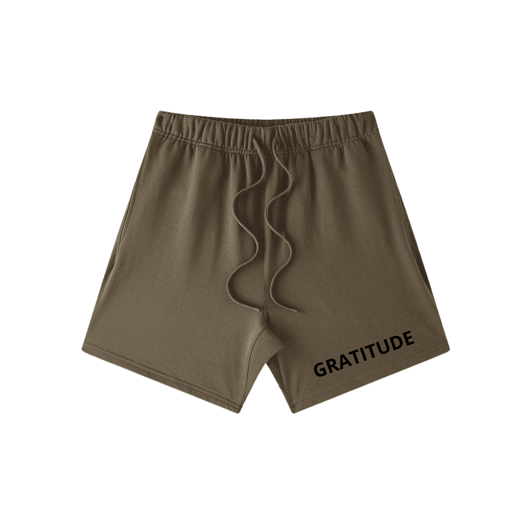 GRATITUDE Essential Sweatshorts – Dusty Brown