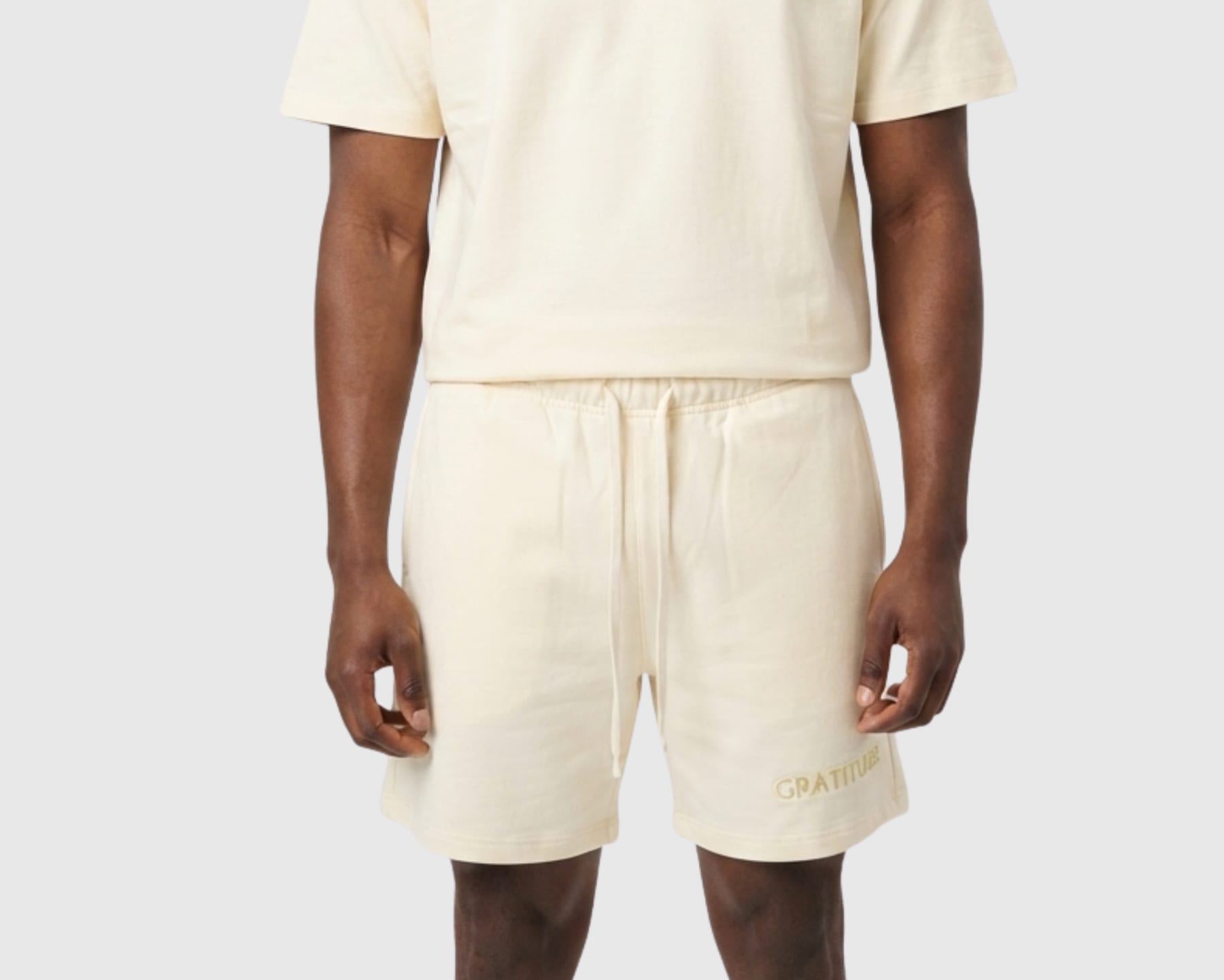 GRATITUDE Essential Sweatshorts Soft Sand - 2