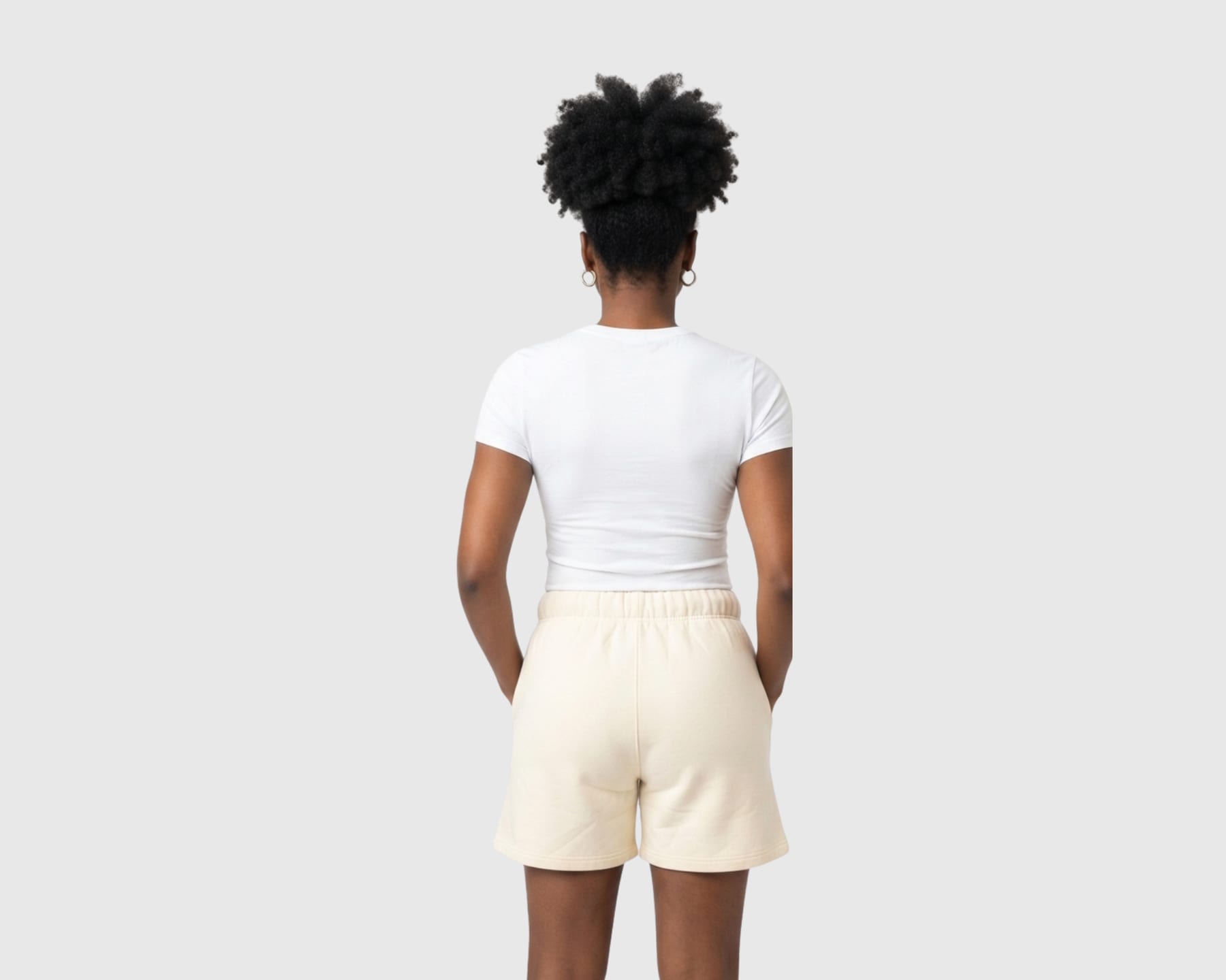 GRATITUDE Essential Sweatshorts Soft Sand - 4
