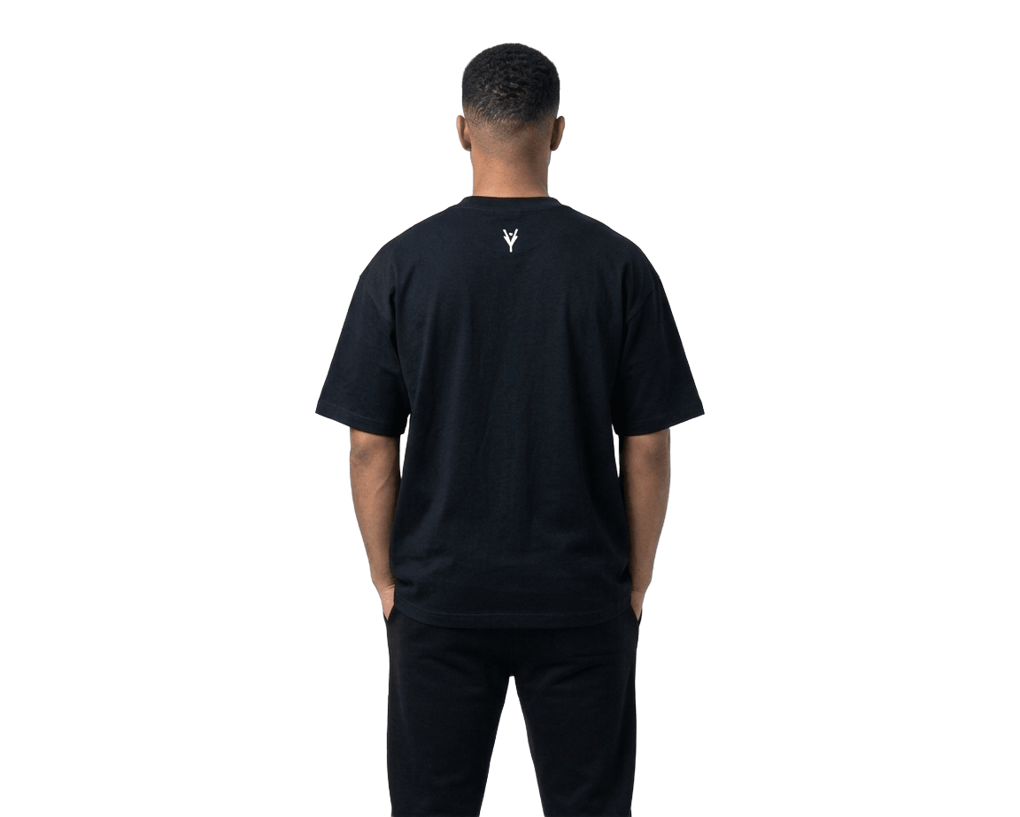 GRATITUDE Vintage Presence Classic Tee – Black - 4
