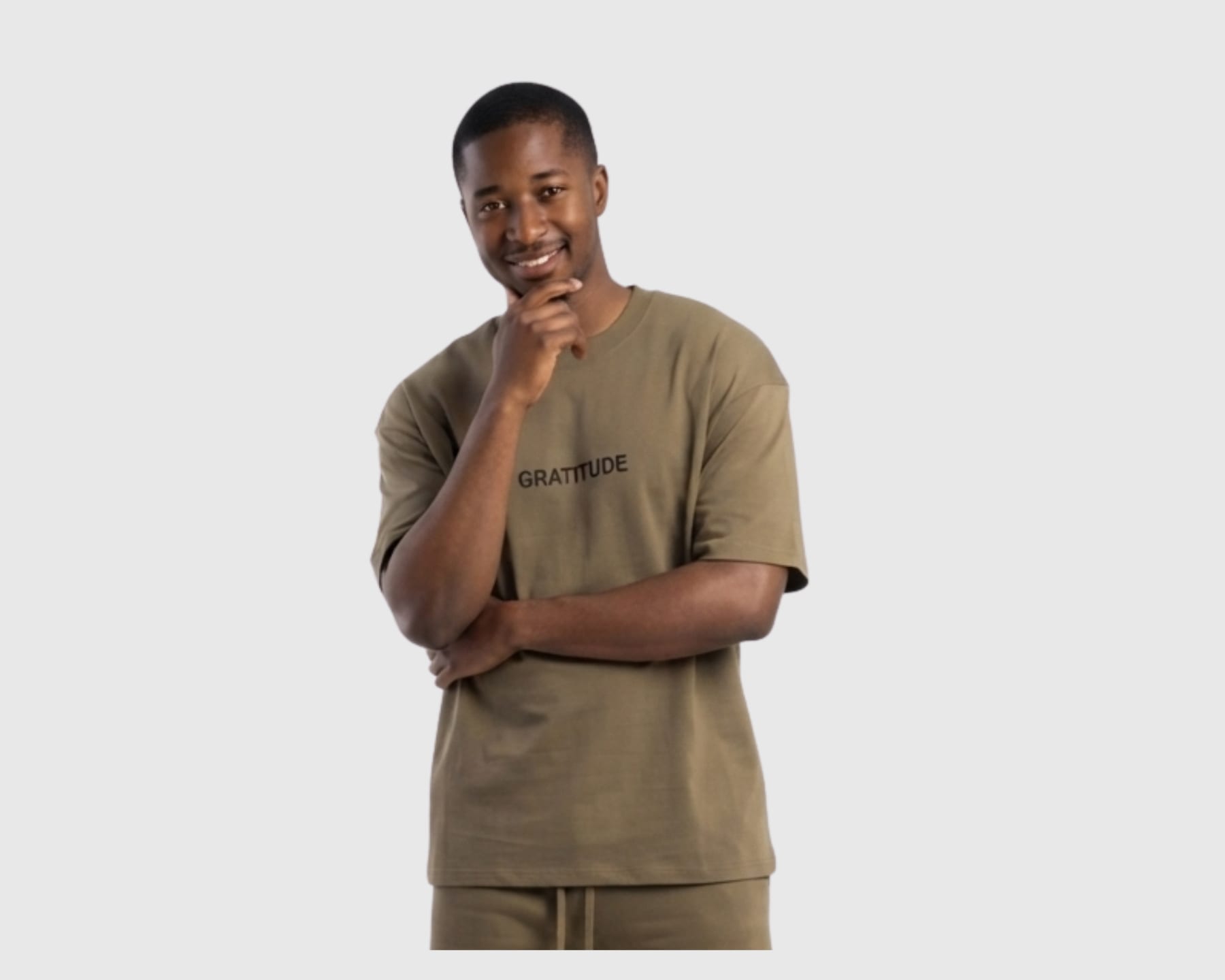 GRATITUDE Classic Tee – Vintage Presence - Dusty Brown - 4