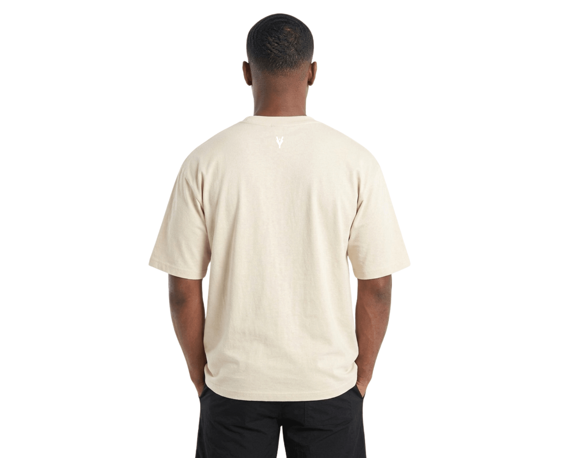 GRATITUDE Vintage Presence Classic Tee – Cream - 4