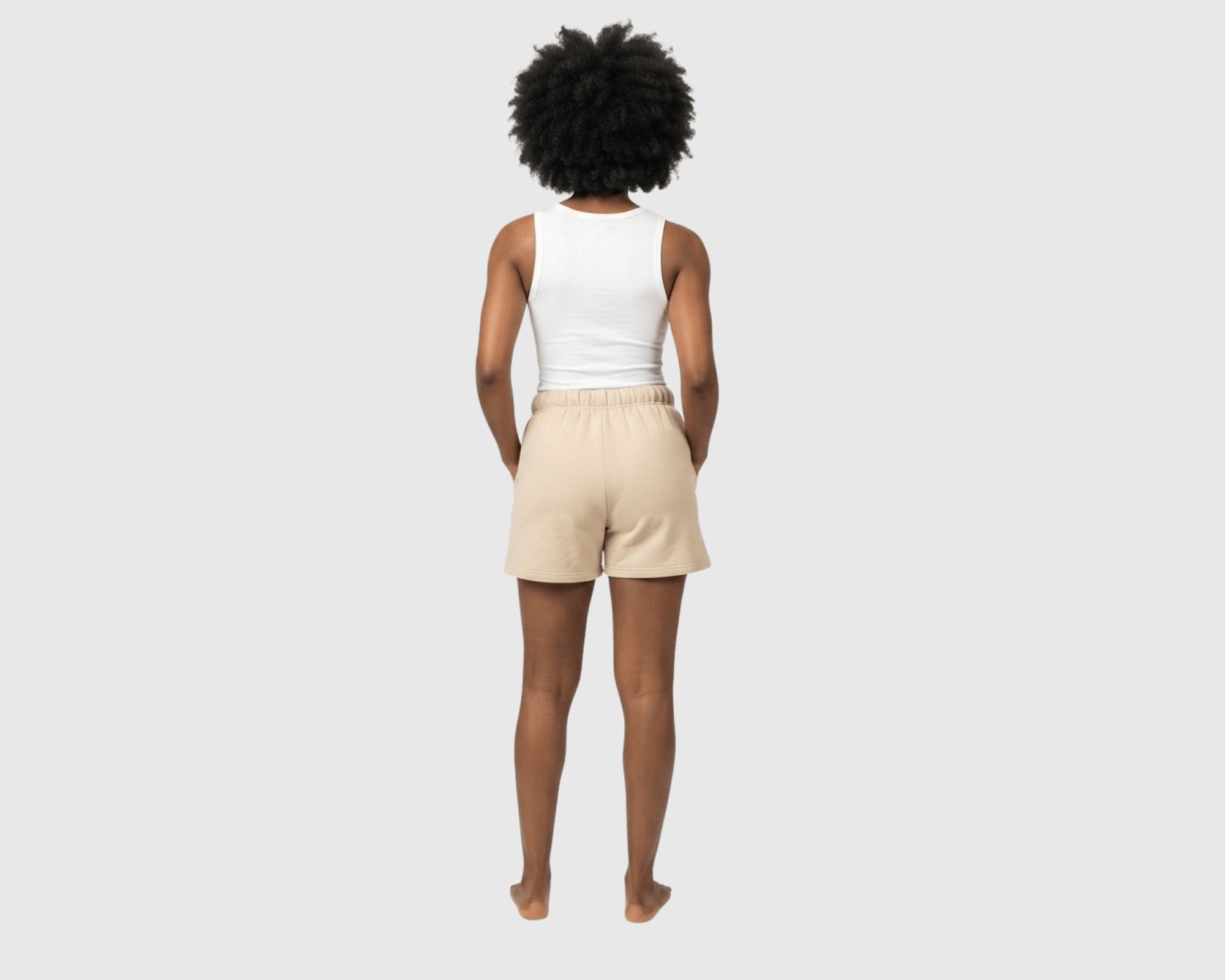 GRATITUDE Essential Sweatshorts - Cream - 4
