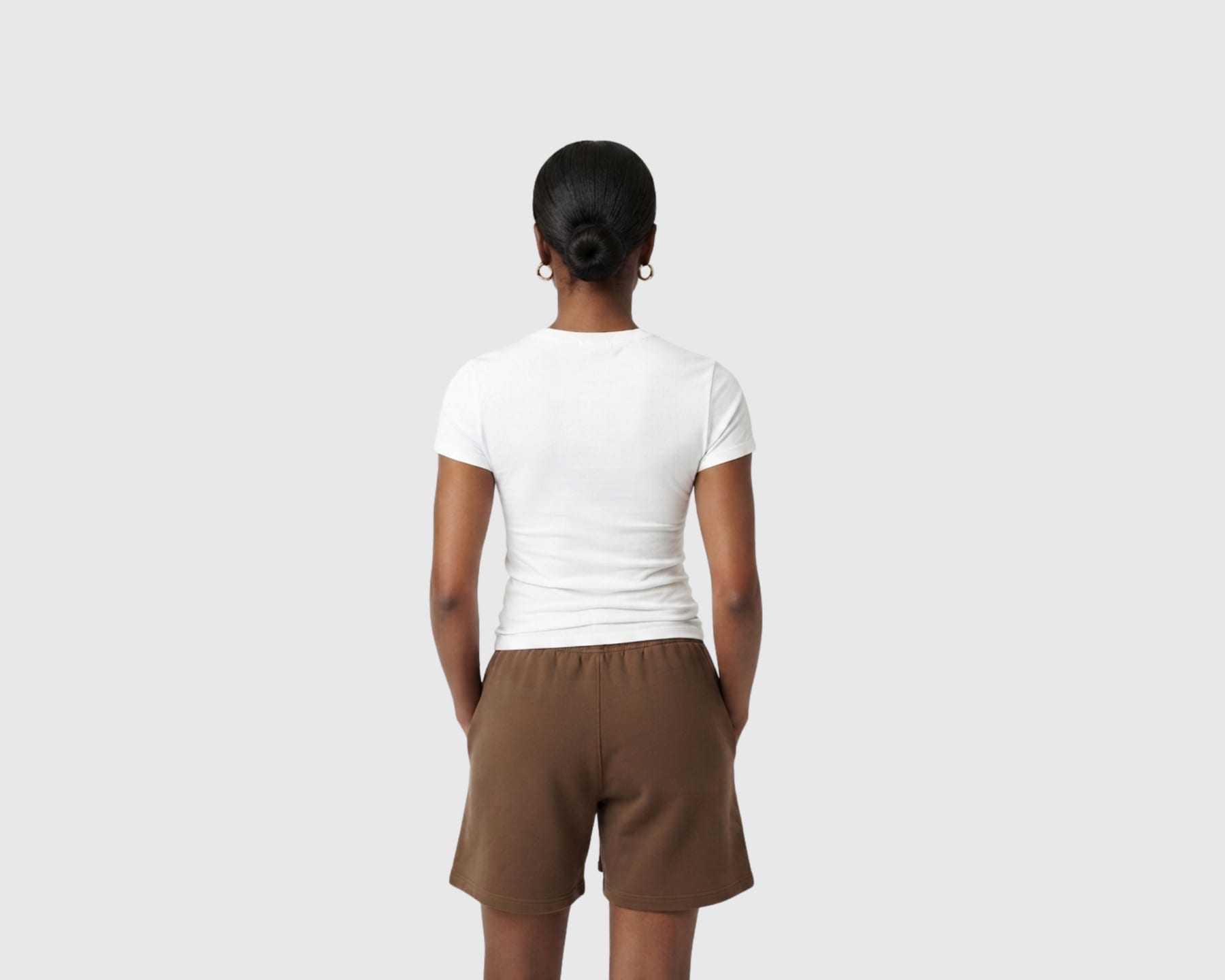 GRATITUDE Essential Sweatshorts Brown - 4