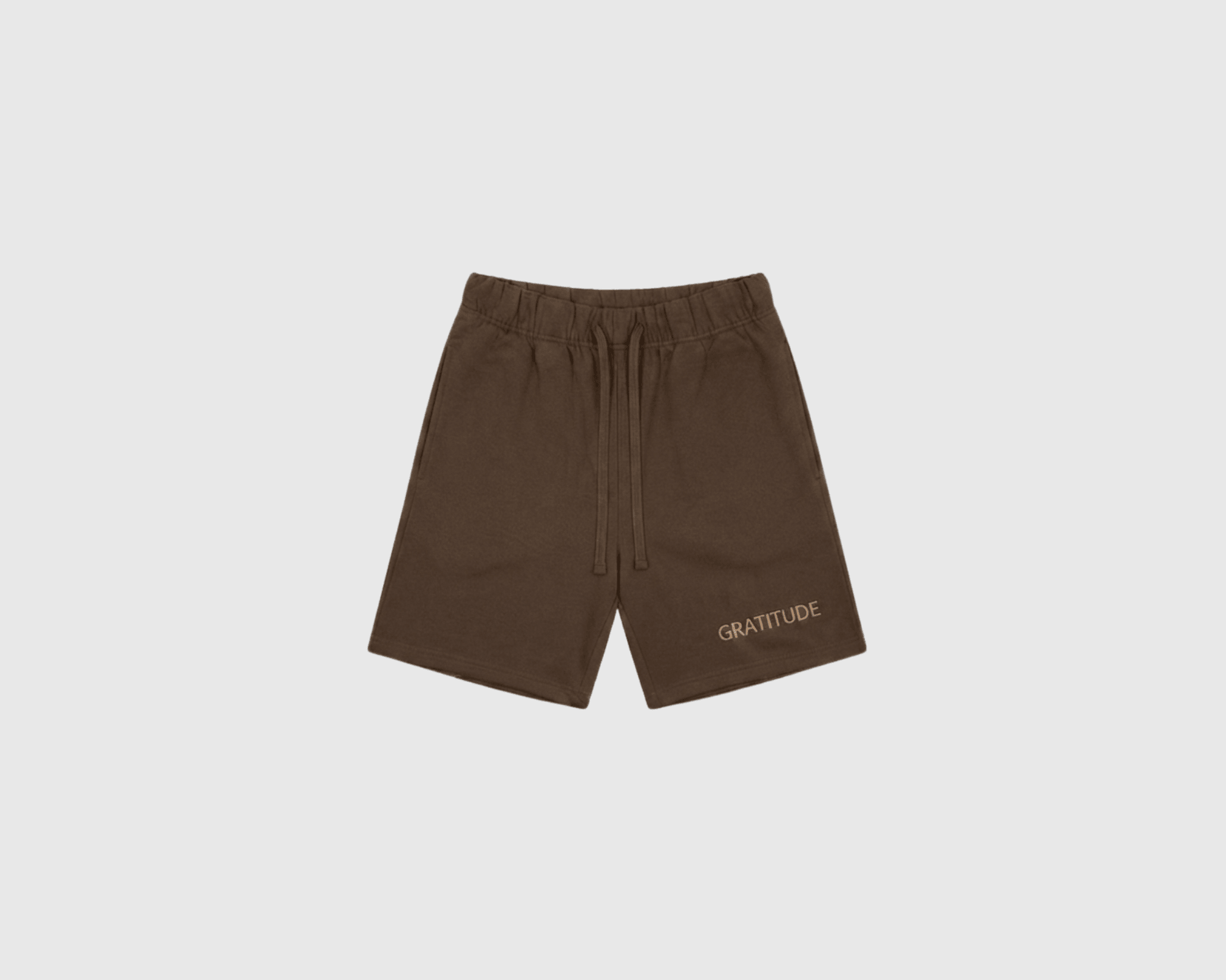 GRATITUDE Essential Sweatshorts Brown - 1