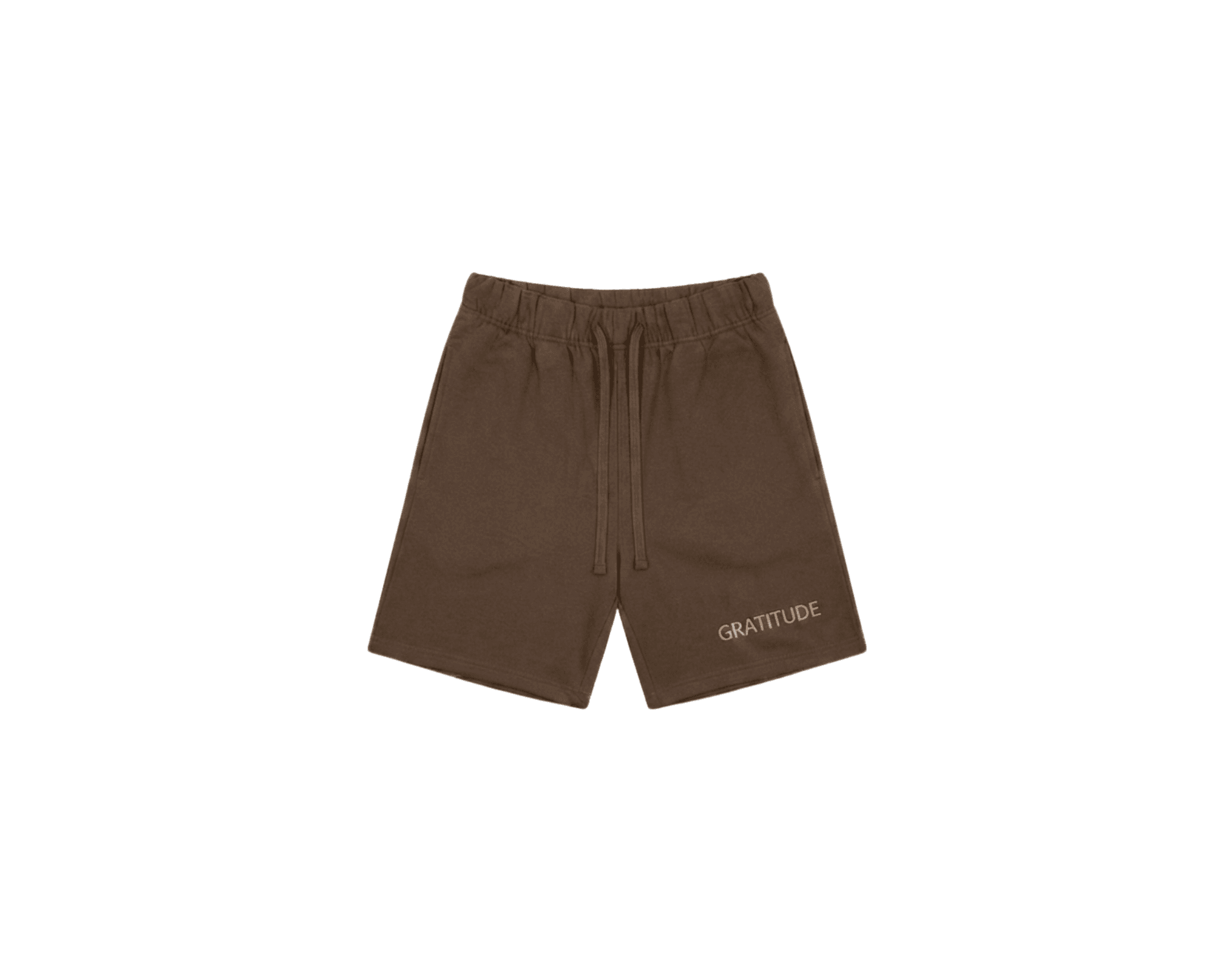 GRATITUDE Essential Sweatshorts – Brown