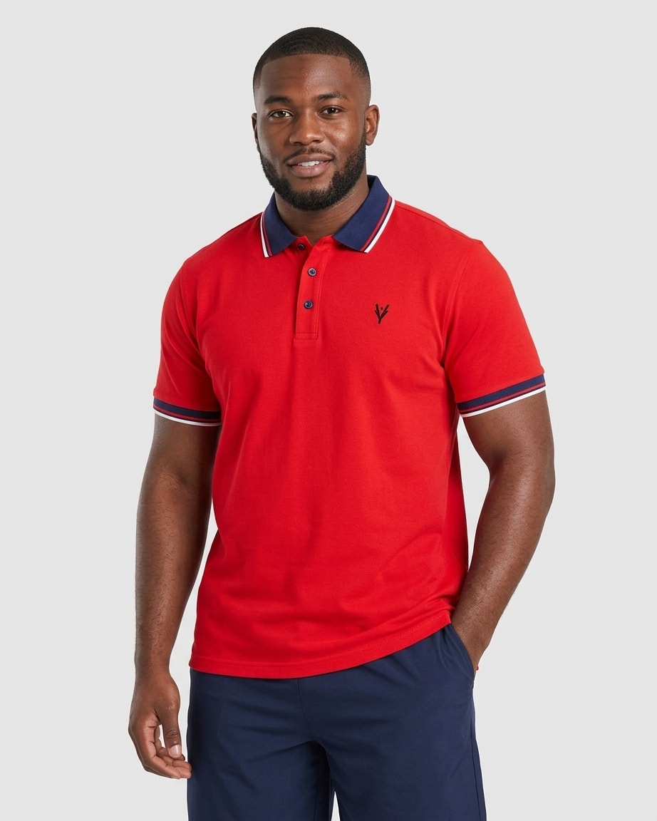 GRATITUDE Signature Polo Crimson Edition – Red - 3