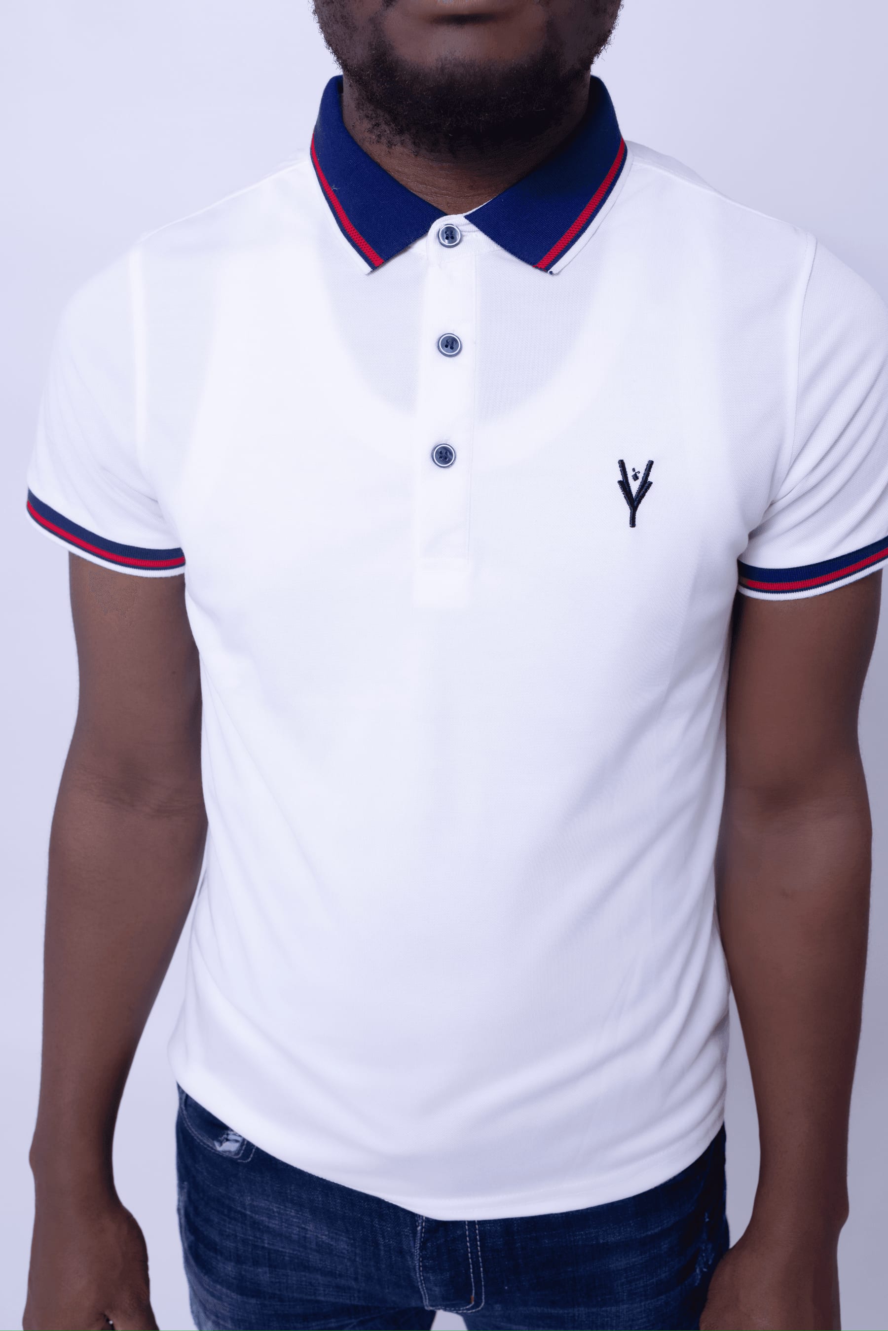 THE SIGNATURE POLO - Crimson Edition - White - 3