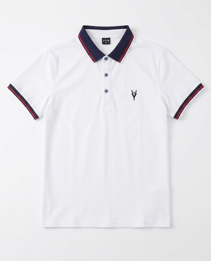 THE SIGNATURE POLO - Crimson Edition - White - 1