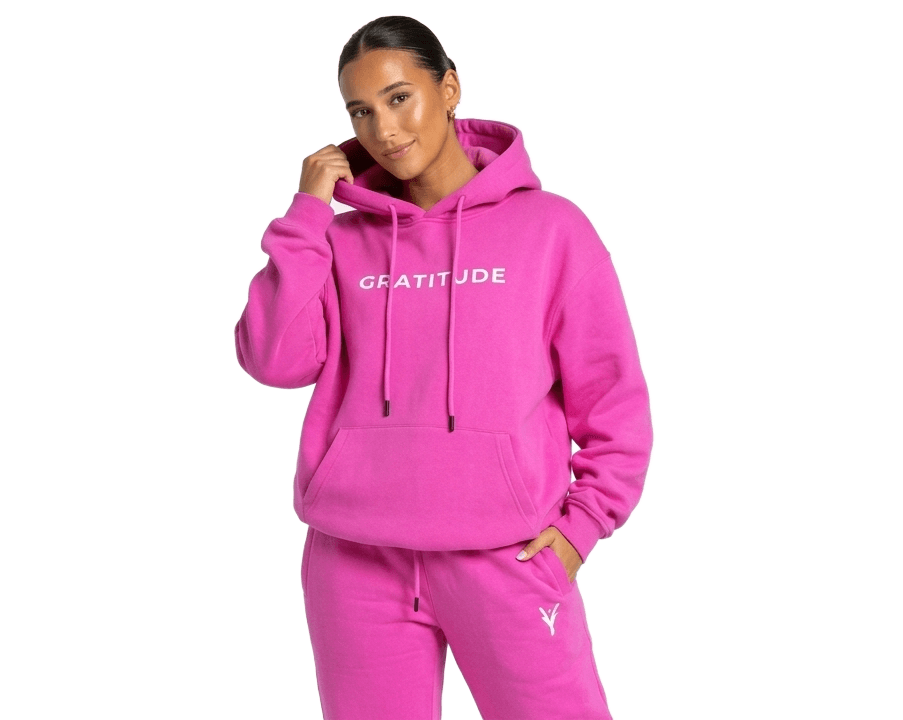 GRATITUDE Women's Hoodie – Pink - 1